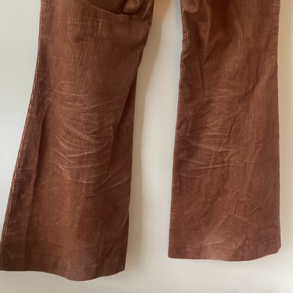 Boden High Waisted Corduroy Flare Leg Pants, size 8P - Picture 10 of 12